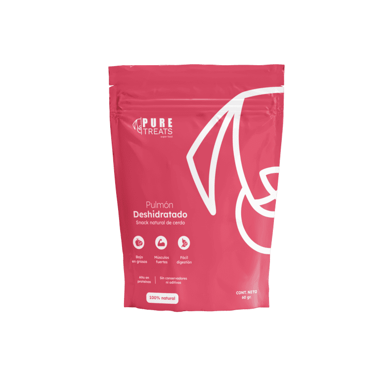 Pulmón de cerdo deshidratado 60gr